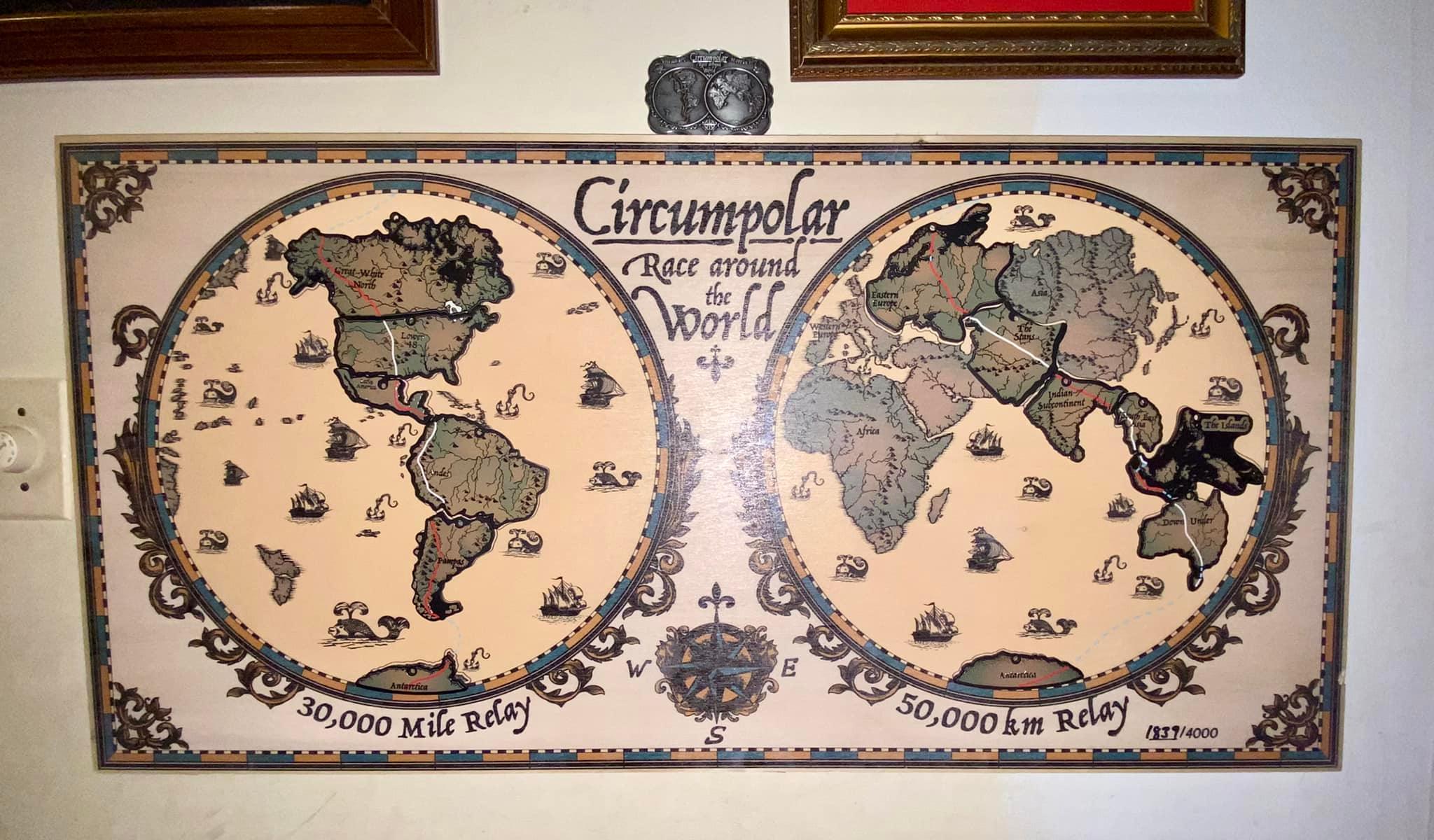 Race completion frame